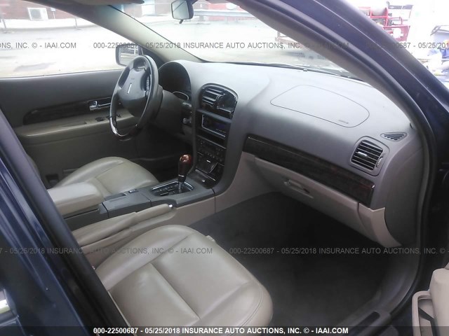 1LNHM86SXYY773162 - 2000 LINCOLN LS BLUE photo 5
