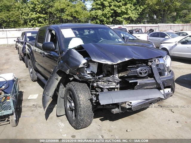 5TFJU4GN0DX039461 - 2013 TOYOTA TACOMA DOUBLE CAB PRERUNNER GRAY photo 1