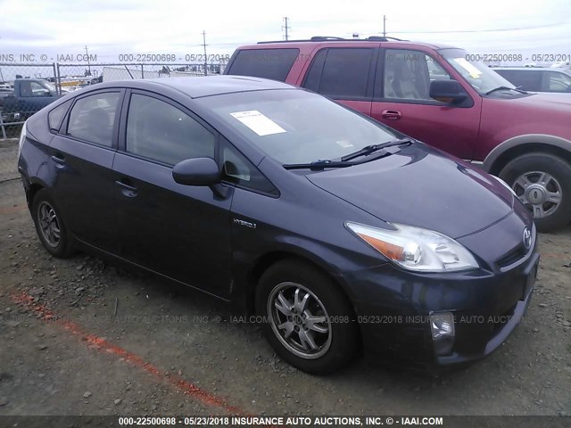 JTDKN3DU0B1429984 - 2011 TOYOTA PRIUS GRAY photo 1