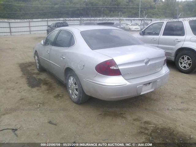 2G4WC532451240154 - 2005 BUICK LACROSSE CX SILVER photo 3