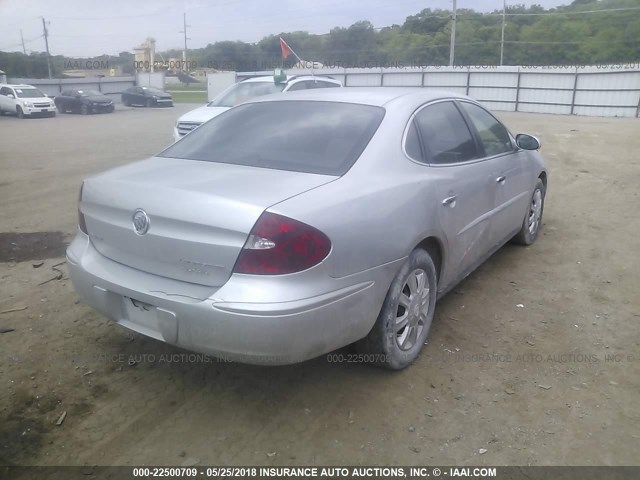 2G4WC532451240154 - 2005 BUICK LACROSSE CX SILVER photo 4