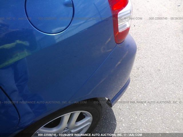 JHMGD37657S061789 - 2007 HONDA FIT S BLUE photo 6