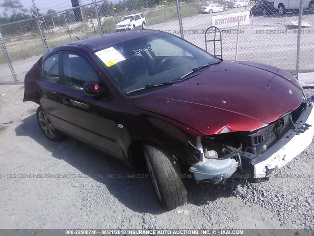 JM1BK32G291256212 - 2009 MAZDA 3 I RED photo 1