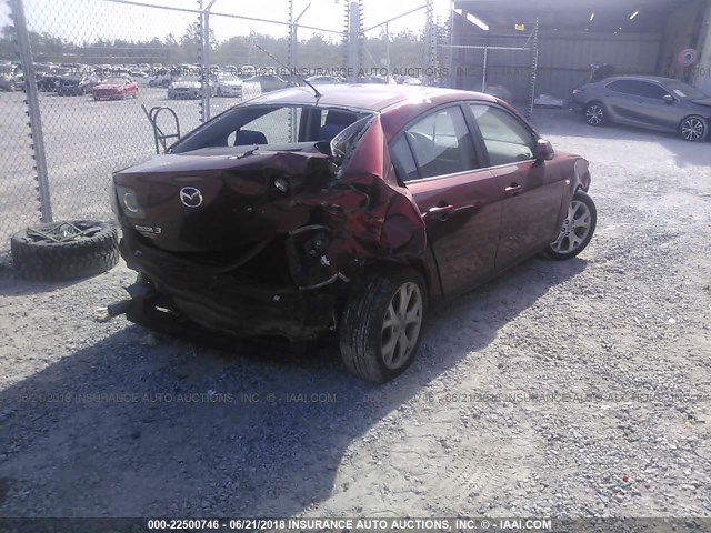 JM1BK32G291256212 - 2009 MAZDA 3 I RED photo 4