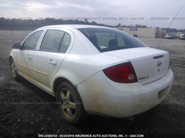 1G1AF5F54A7100574 - 2010 CHEVROLET COBALT 2LT WHITE photo 3