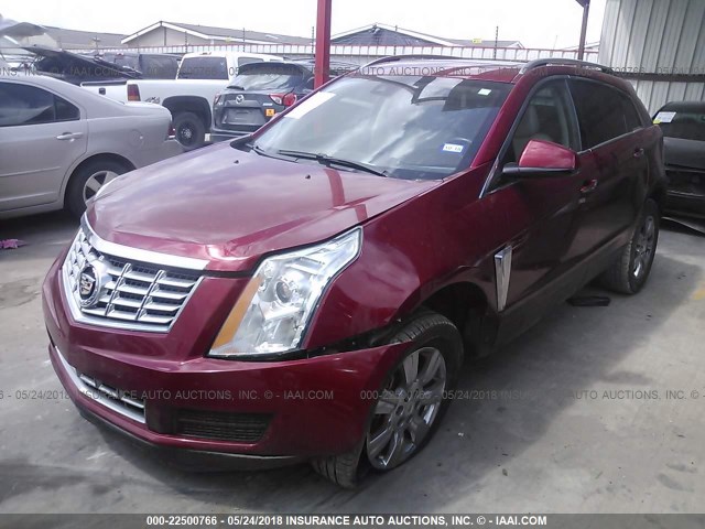 3GYFNBE38FS555218 - 2015 CADILLAC SRX LUXURY COLLECTION RED photo 2