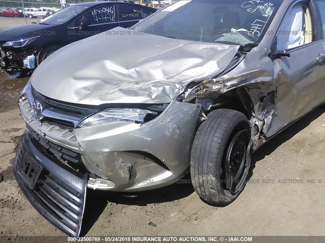 4T4BF1FK3FR473447 - 2015 TOYOTA CAMRY LE/XLE/SE/XSE GOLD photo 6