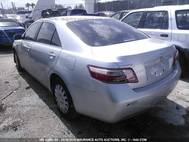 4T1BE46K97U506287 - 2007 TOYOTA CAMRY NEW GENERAT CE/LE/XLE/SE SILVER photo 3