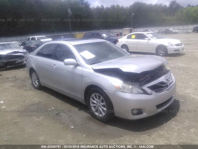 4T1BF3EK3AU100344 - 2010 TOYOTA CAMRY SE/LE/XLE SILVER photo 1