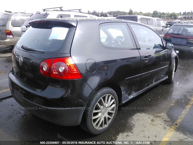 WVWFV71K66W129564 - 2006 VOLKSWAGEN NEW GTI BLACK photo 4