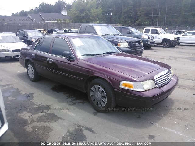 2FAFP71V88X125579 - 2008 FORD CROWN VICTORIA POLICE INTERCEPTOR BURGUNDY photo 1