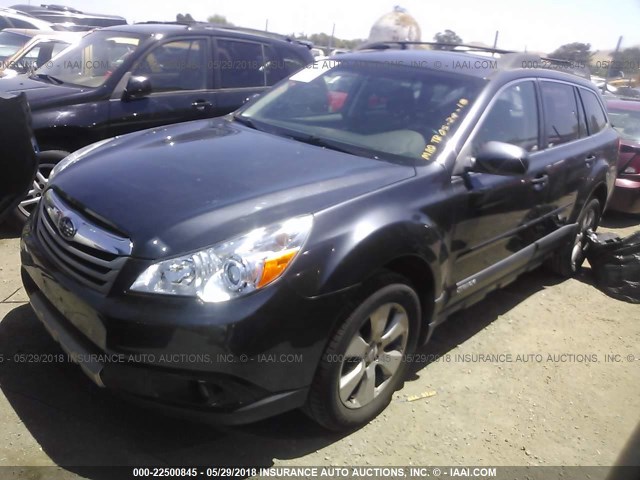 4S4BRBLC2C3235062 - 2012 SUBARU OUTBACK 2.5I LIMITED GRAY photo 2