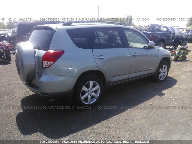 JTMBD31V076048274 - 2007 TOYOTA RAV4 LIMITED GRAY photo 4