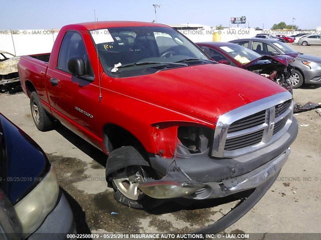 1D7HA16K06J145921 - 2006 DODGE RAM 1500 ST RED photo 1