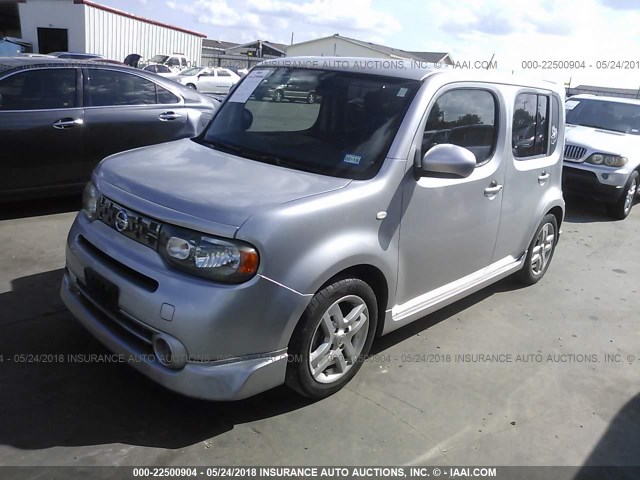 JN8AZ28R19T125453 - 2009 NISSAN CUBE S/SL SILVER photo 2