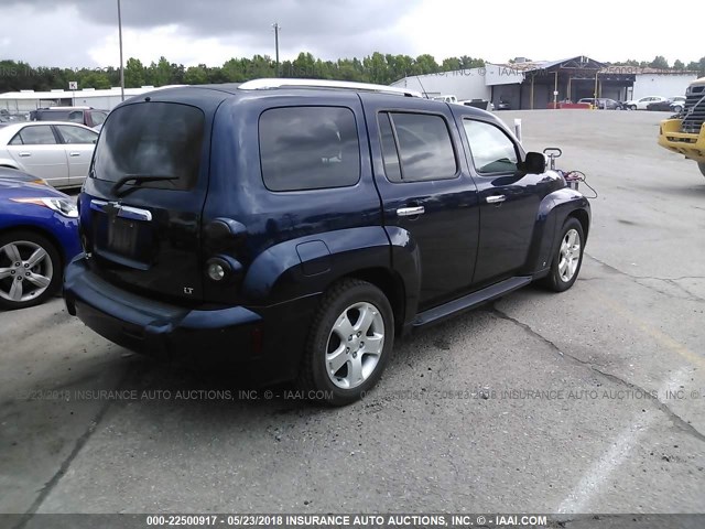 3GNDA23D67S517418 - 2007 CHEVROLET HHR LT BLUE photo 4