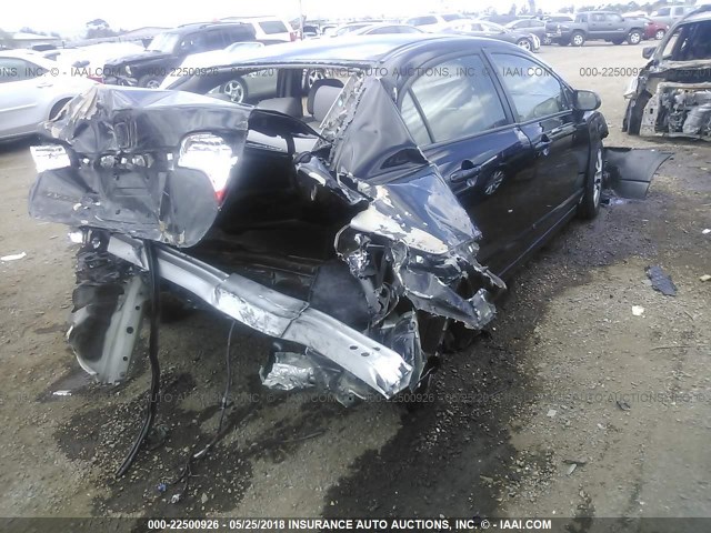 2HGFA16999H340504 - 2009 HONDA CIVIC EXL BLACK photo 4