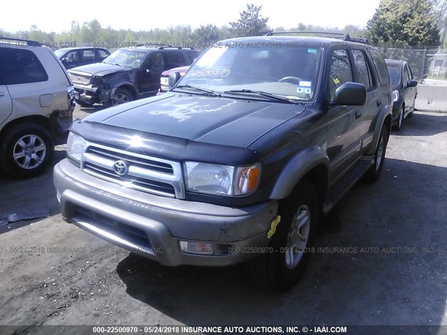 JT3GN87R9Y0167718 - 2000 TOYOTA 4RUNNER LIMITED GREEN photo 2