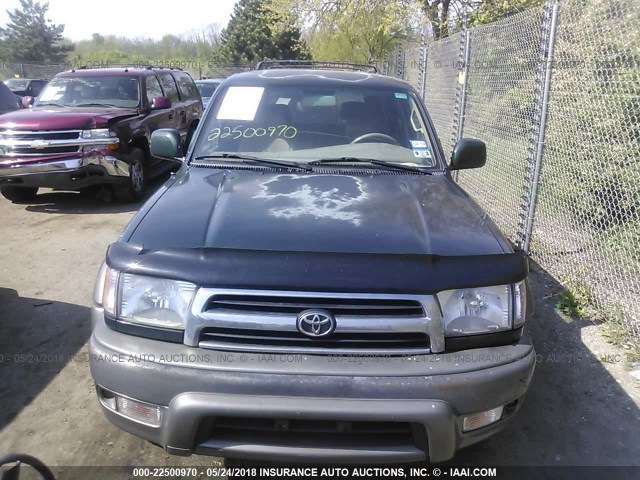 JT3GN87R9Y0167718 - 2000 TOYOTA 4RUNNER LIMITED GREEN photo 6