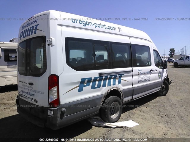 1FBVU4XV1FKA23422 - 2015 FORD TRANSIT T-350 HD WHITE photo 4