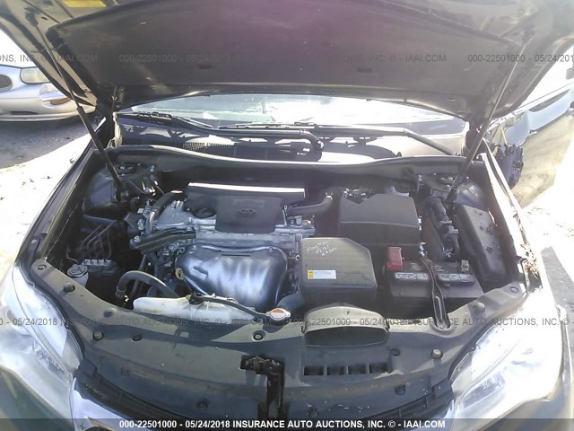 4T4BF1FK5GR557187 - 2016 TOYOTA CAMRY LE/XLE/SE/XSE 黑色 照片 10