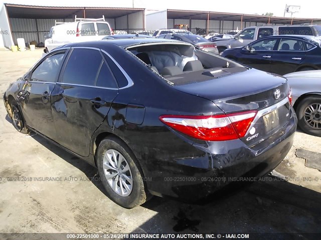 4T4BF1FK5GR557187 - 2016 TOYOTA CAMRY LE/XLE/SE/XSE 黑色 照片 3