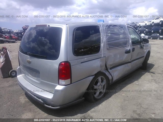 1GNDV23158D167954 - 2008 CHEVROLET UPLANDER LS SILVER photo 4