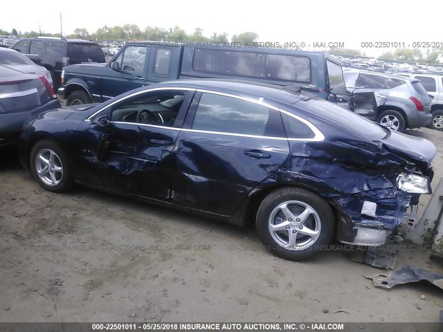 1G1ZB5ST8GF240595 - 2016 CHEVROLET MALIBU LS BLUE photo 3