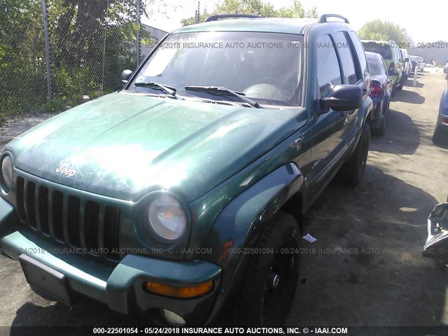 1J4GL58K24W184024 - 2004 JEEP LIBERTY LIMITED GREEN photo 2