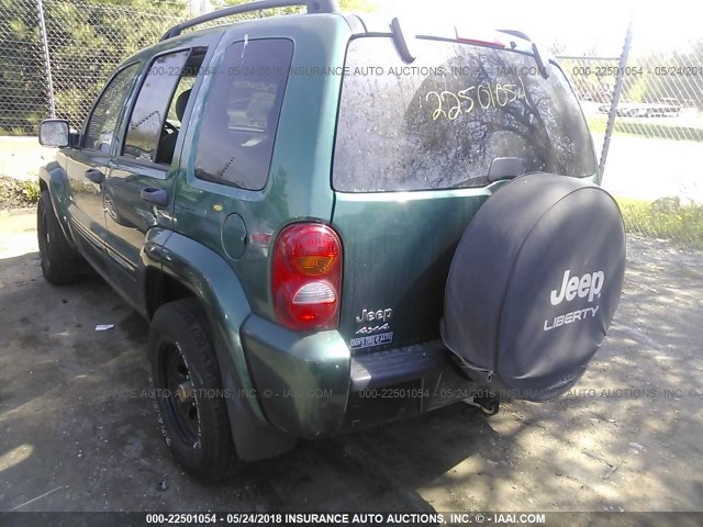 1J4GL58K24W184024 - 2004 JEEP LIBERTY LIMITED GREEN photo 3