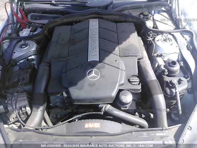 WDBSK75F15F103116 - 2005 MERCEDES-BENZ SL 500 SILVER photo 10