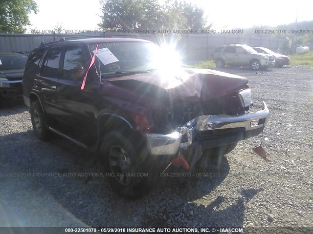 JT3HN86R7X0243974 - 1999 TOYOTA 4RUNNER SR5 MAROON photo 1