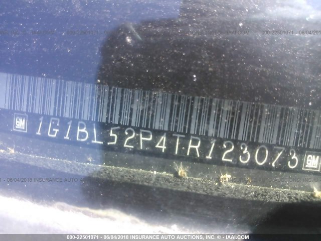 1G1BL52P4TR123073 - 1996 CHEVROLET CAPRICE / IMPALA CLASSIC/SS MAROON photo 9