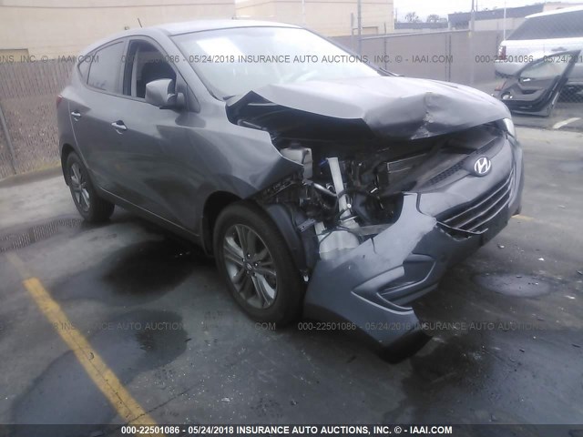 KM8JT3AF9EU850110 - 2014 HYUNDAI TUCSON GLS GRAY photo 1