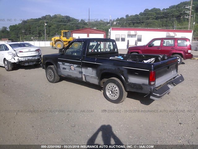 1GCCT14ZXP8122511 - 1993 CHEVROLET S TRUCK S10 BLACK photo 3