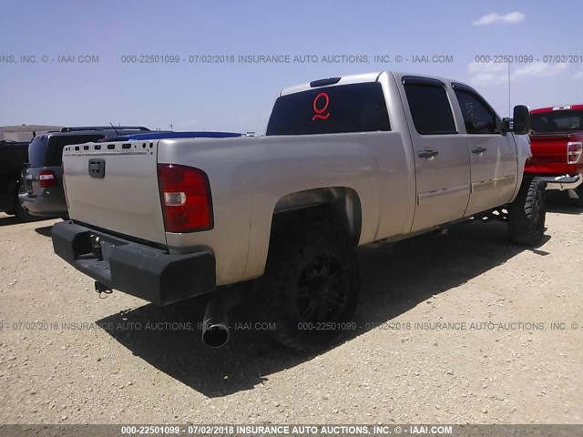 1GCHK53699F174864 - 2009 CHEVROLET SILVERADO K2500 HEAVY DUTY LT SILVER photo 4