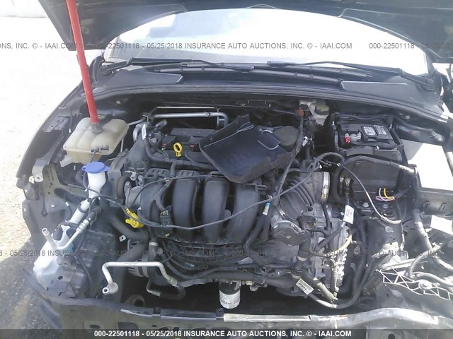 1FADP3F27DL367768 - 2013 FORD FOCUS SE 黑色 照片 10