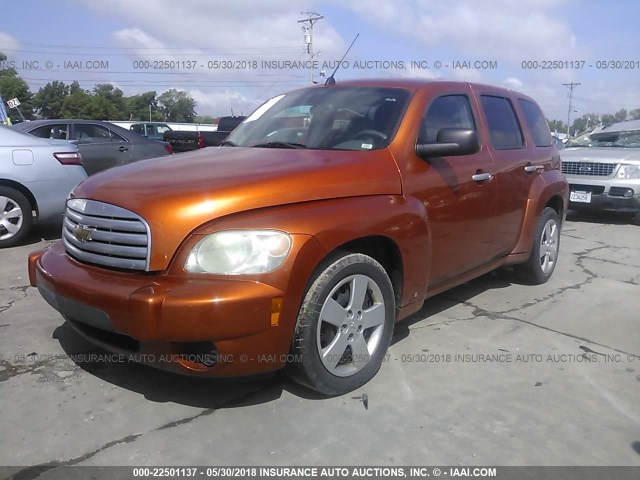 3GNDA13D26S678924 - 2006 CHEVROLET HHR LS ORANGE photo 2