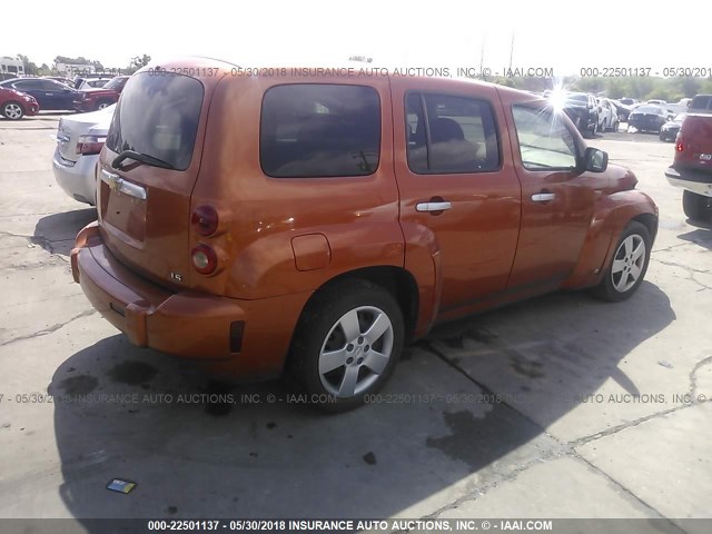 3GNDA13D26S678924 - 2006 CHEVROLET HHR LS ORANGE photo 4