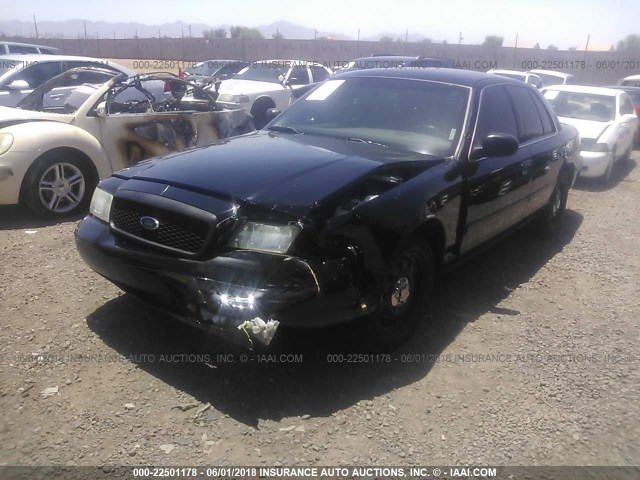 2FABP7BV9BX104891 - 2011 FORD CROWN VICTORIA POLICE INTERCEPTOR BLACK photo 2