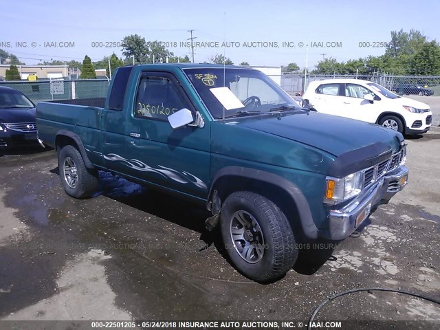 1N6SD16Y8VC338054 - 1997 NISSAN TRUCK KING CAB SE/KING CAB XE GREEN photo 1