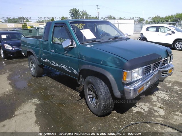 1N6SD16Y8VC338054 - 1997 NISSAN TRUCK KING CAB SE/KING CAB XE GREEN photo 6