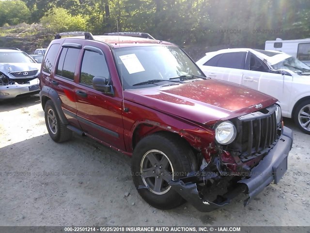 1J4GL38K46W233439 - 2006 JEEP LIBERTY RENEGADE RED photo 1