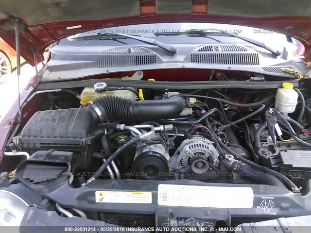 1J4GL38K46W233439 - 2006 JEEP LIBERTY RENEGADE RED photo 10