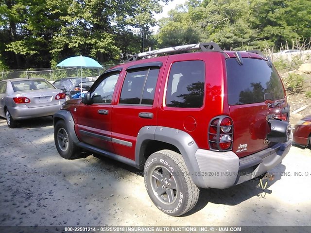 1J4GL38K46W233439 - 2006 JEEP LIBERTY RENEGADE RED photo 3