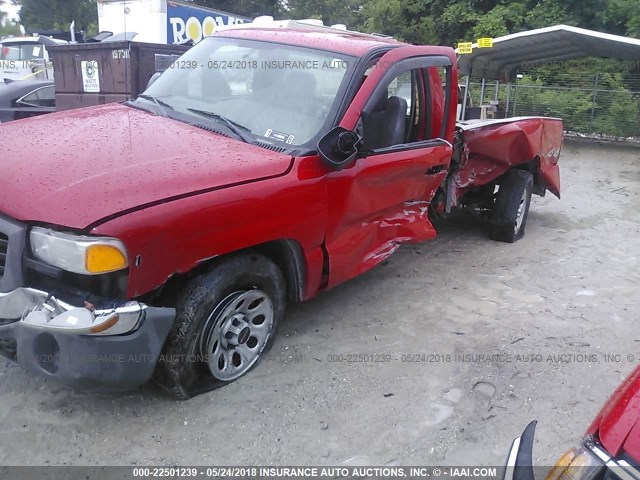 1GTEK14X55Z195335 - 2005 GMC NEW SIERRA K1500 RED photo 6