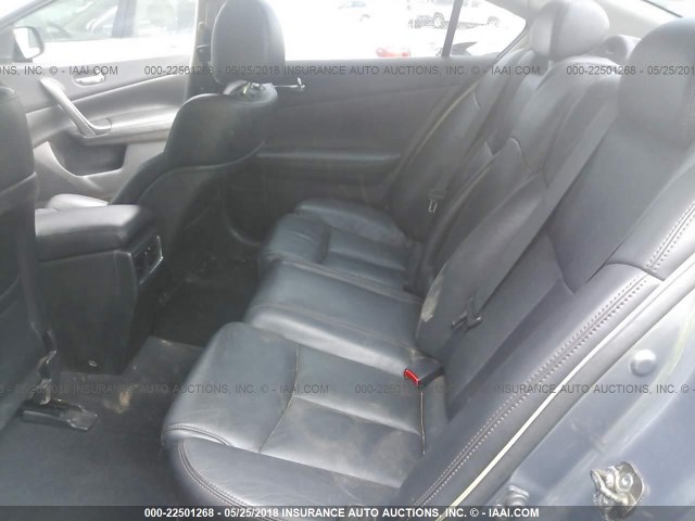 1N4AA5AP3AC800808 - 2010 NISSAN MAXIMA S/SV GRAY photo 8