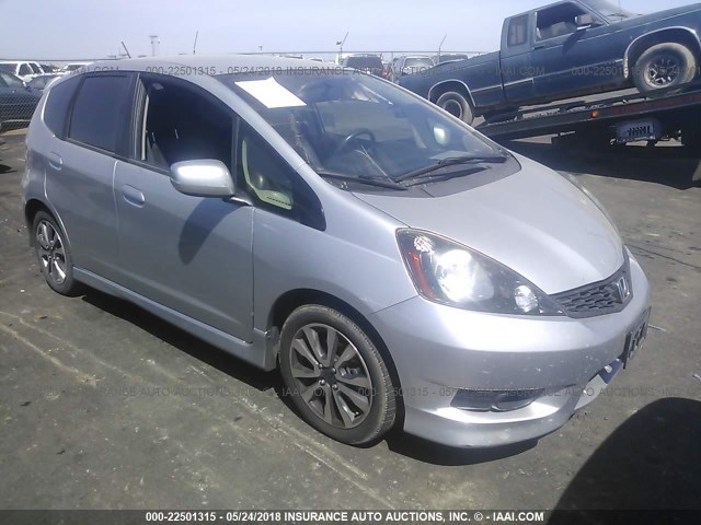 JHMGE8G51CC039813 - 2012 HONDA FIT SPORT SILVER photo 1