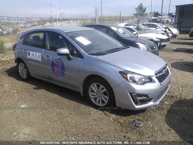 JF1GPAB6XG8202489 - 2016 SUBARU IMPREZA PREMIUM SILVER photo 1