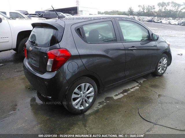 KL8CD6SA7GC587258 - 2016 CHEVROLET SPARK 1LT GRAY photo 4